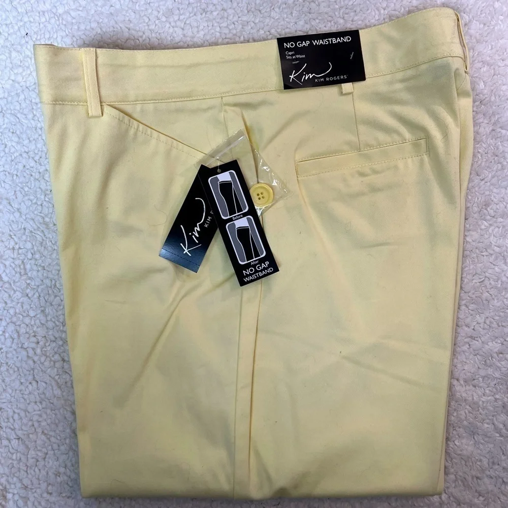 Kim Rogers No Gap Waistband Capris - Picture 2 of 7